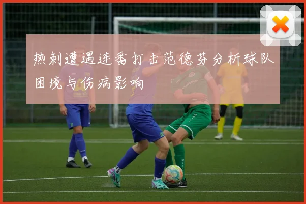 热刺遭遇连番打击范德芬分析球队困境与伤病影响